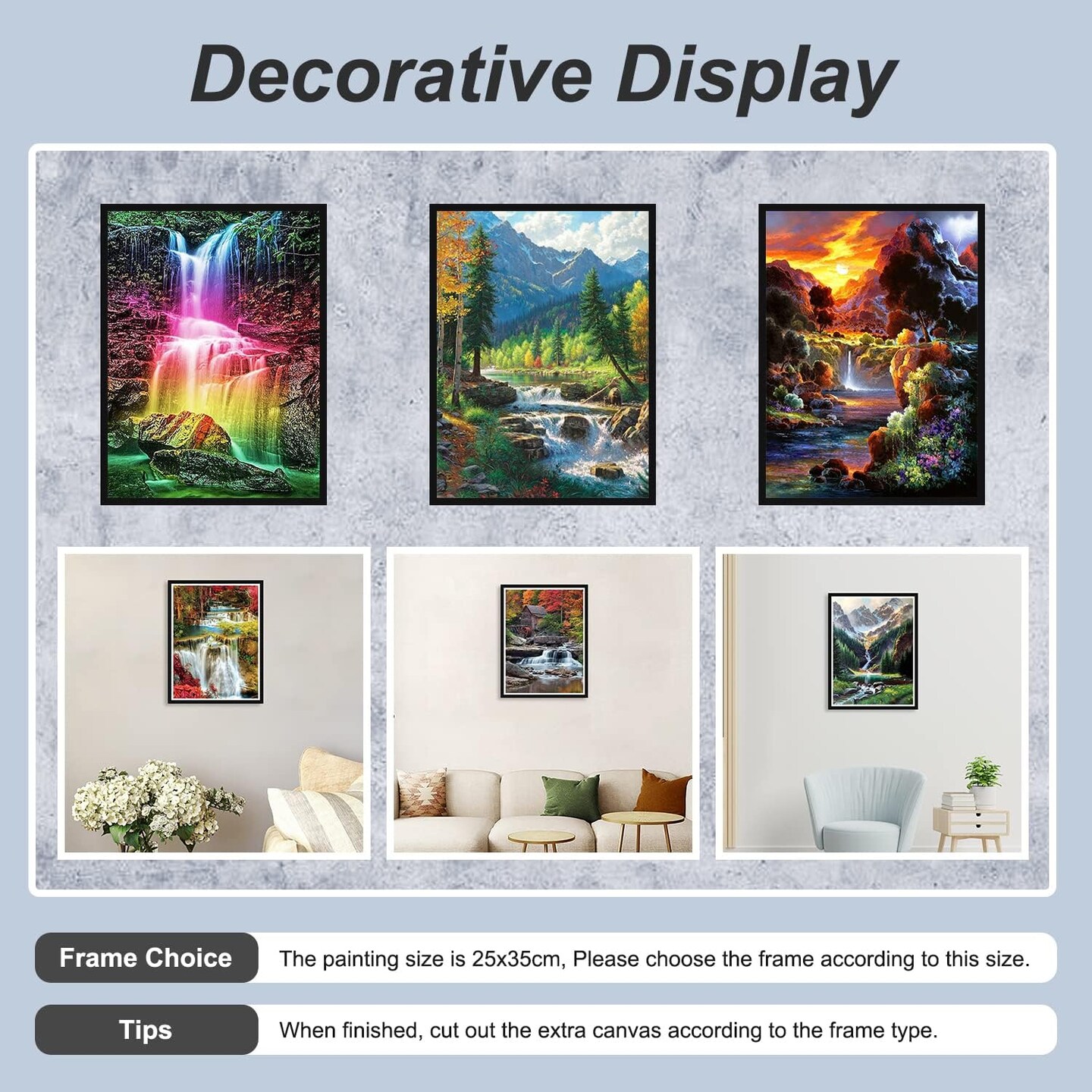 Diamond Painting Kits for Adults, 10 Pack 5D Diamond Art Kits for Beginners Round Full Drill Diamond Painting