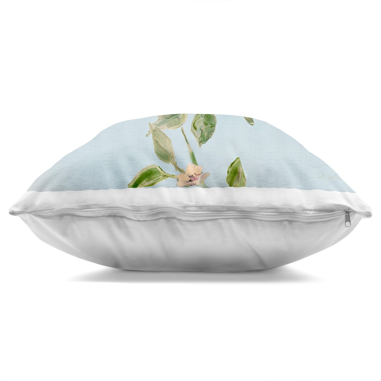 Stupell Industries Perched Sparrow Upon Leaves Decorative Printed Throw Pillow, design by Sally Swatland, 18 x 7 x 18