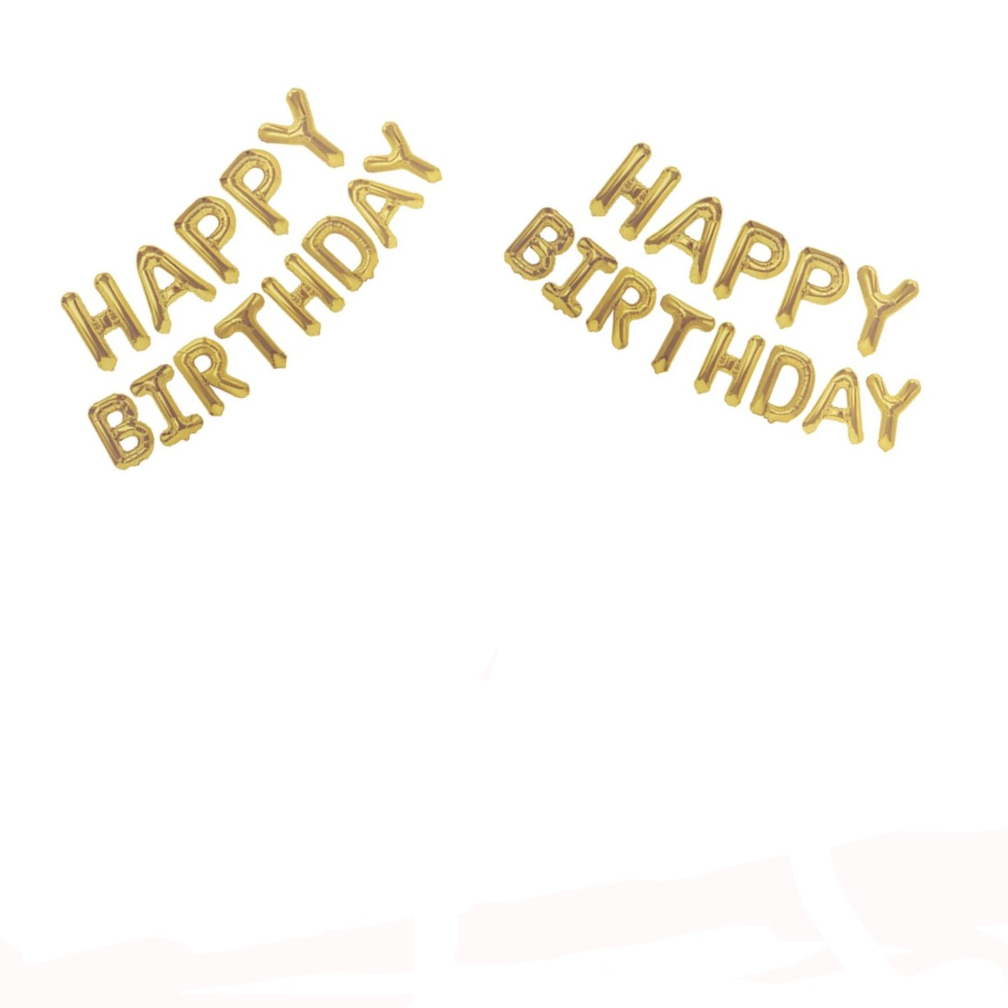 Happy Birthday Self-Inflating Balloon Banner Party Decoration