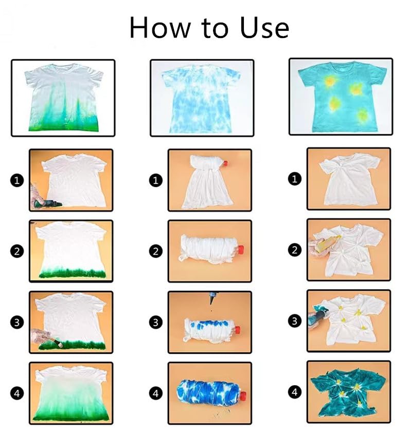 26 Colors Tie Dye Powder, Rainbow Tie Dye Powder Fabric Dye for Tie Dying, Tie Dye Kits DIY Coloring Party Supplies Suitable for Children Adult (26 Colors)