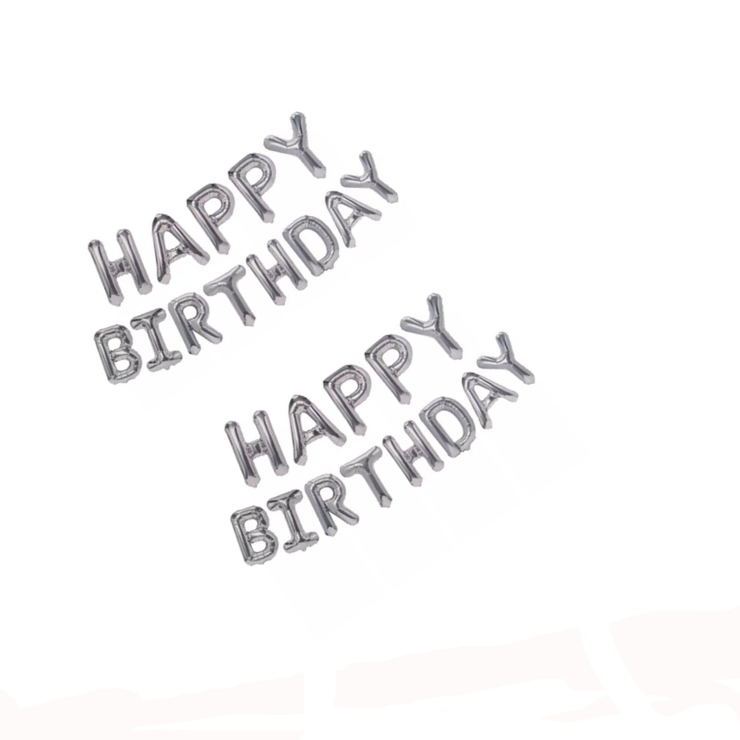 Happy Birthday Self-Inflating Balloon Banner Party Decoration