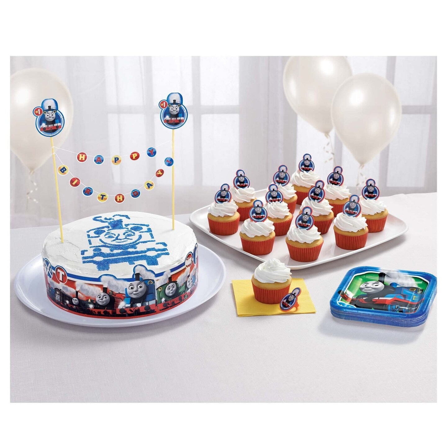 Thomas All Aboard Dessert Decorating Kit - Assorted Sizes, Multicolor, Pack of 16