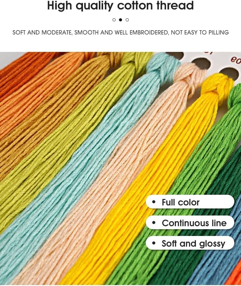 Stamped Cross Stitch Kits for Adults Beginner,Sewing Machine Counted Cross Stitch Kits