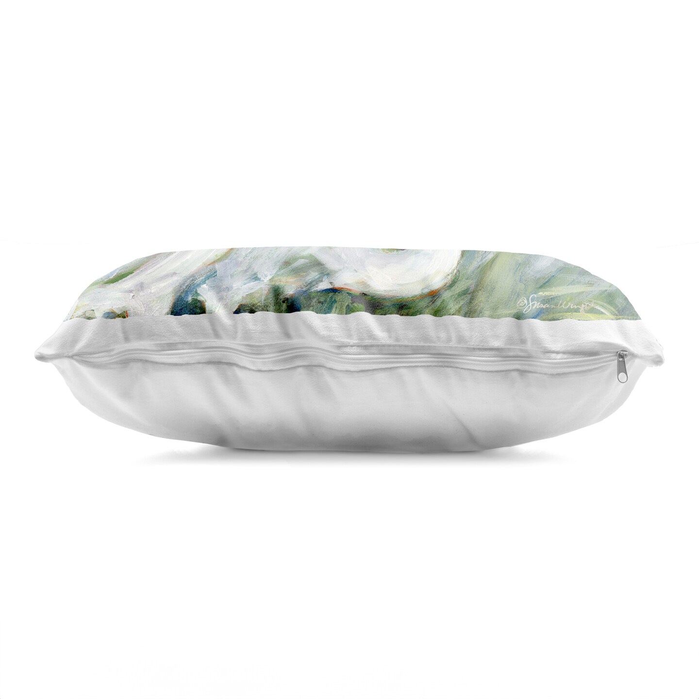 Stupell Industries White Herons Habitat Decorative Printed Throw Pillow, design by Susan Winget, 14 x 7 x 20