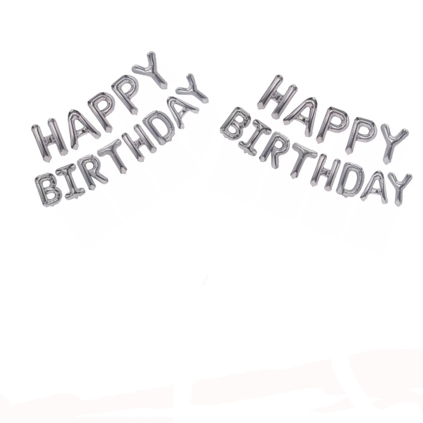 Happy Birthday Self-Inflating Balloon Banner Party Decoration
