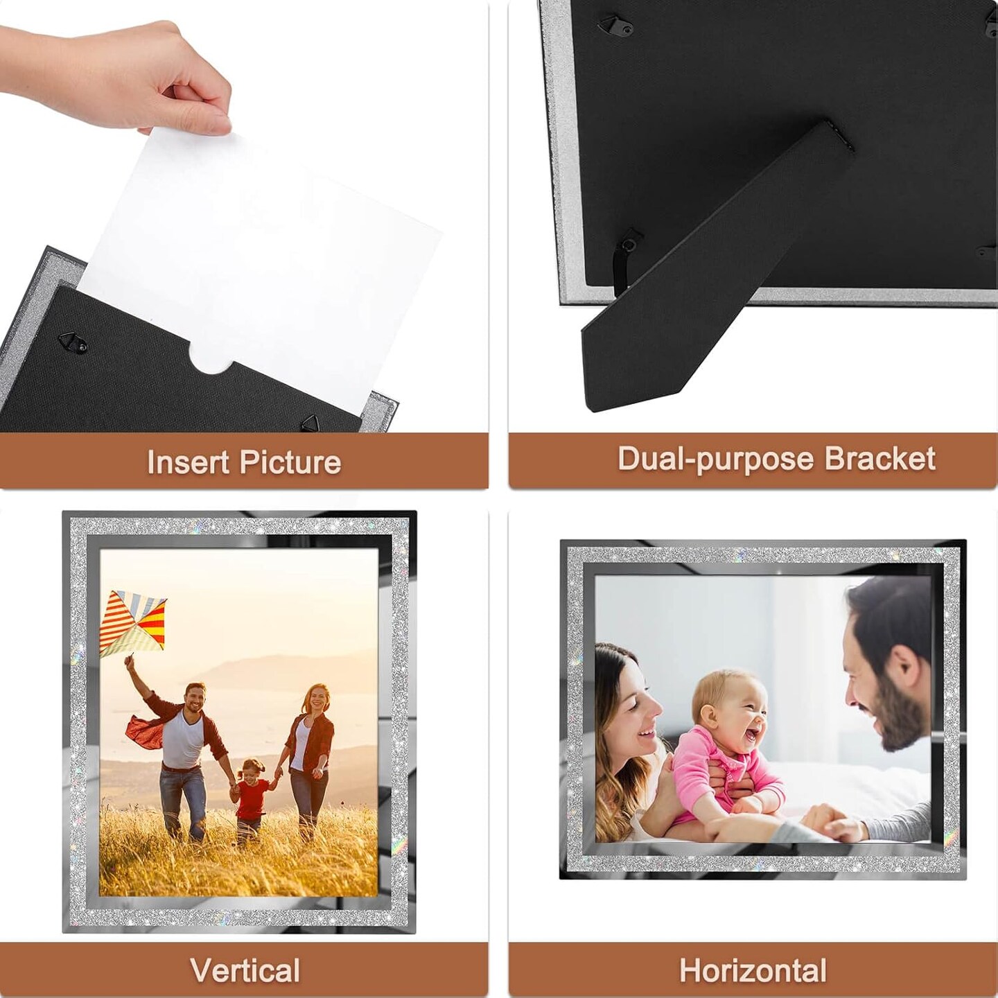 8x10 Picture Frames Set of 2,