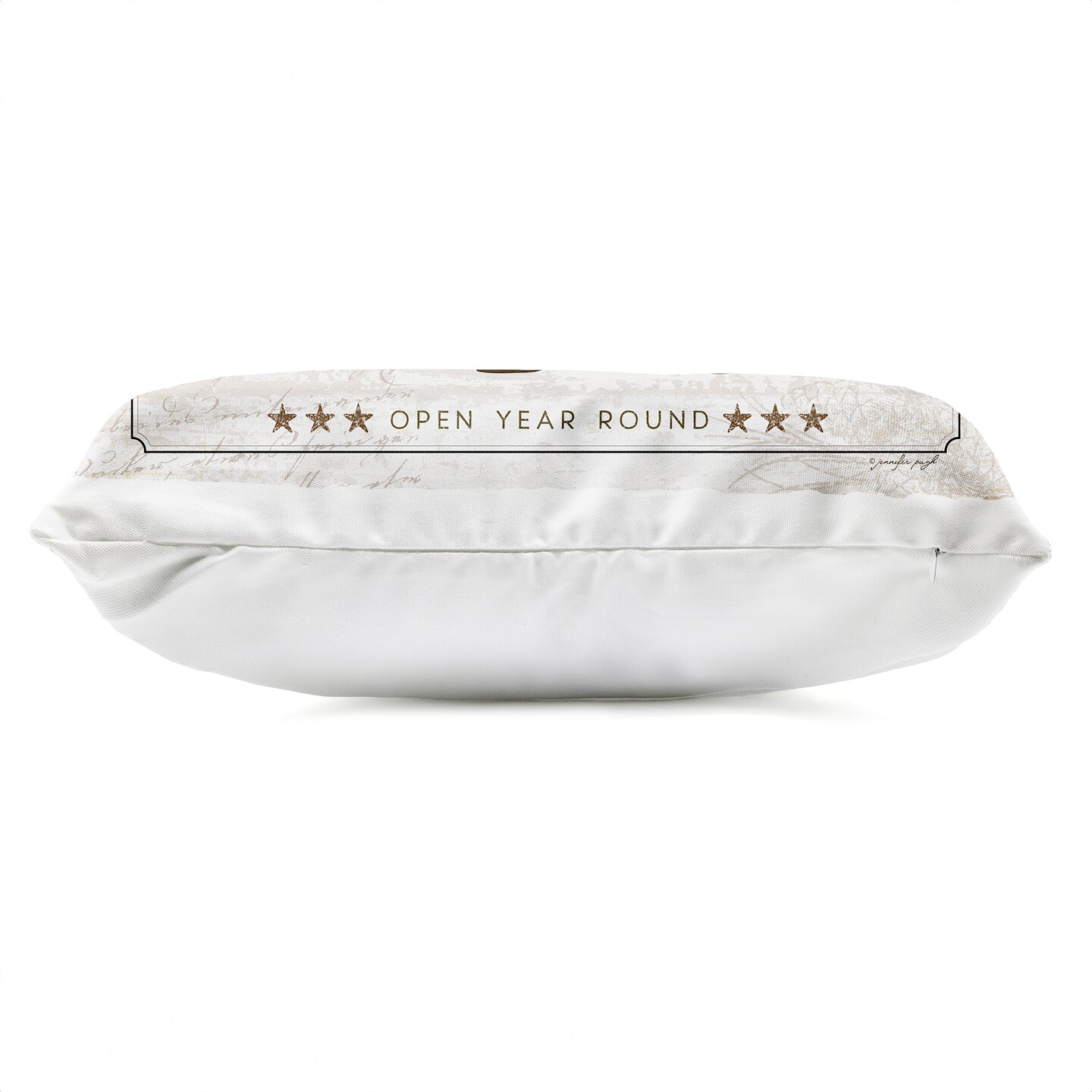 Stupell Industries Bear Paw Mountain Lodge Outdoor Printed Pillow, design by Jennifer Pugh, 14 x 7 x 20