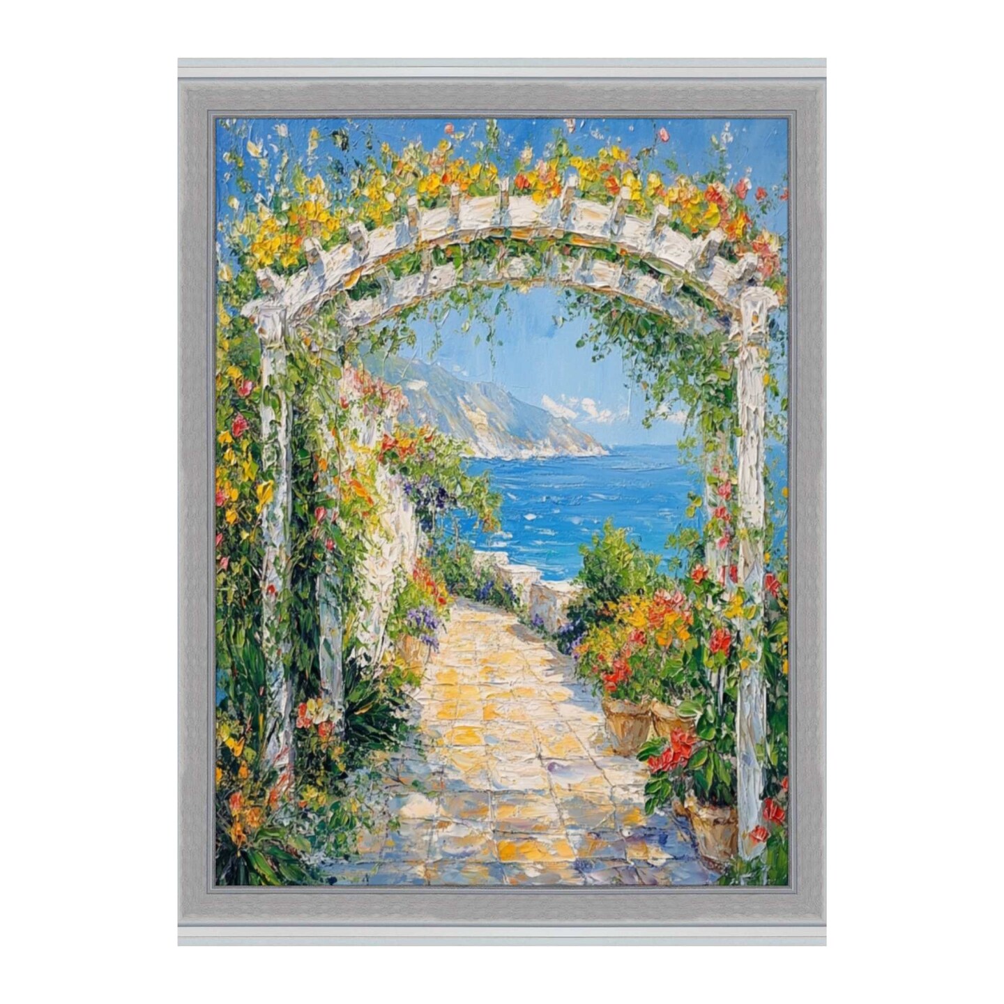 Modern Silver Metal Brushed Picture Frame 20x24 frame