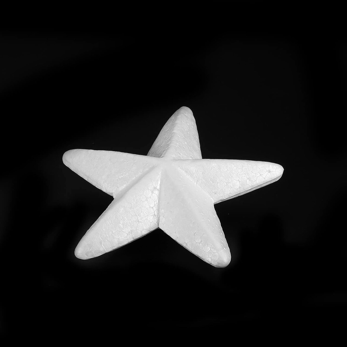 Foam Stars for DIY Arts and Crafts 3.94 x 3.94 Inch Polystyrene Stars for Christmas Tree, DIY Home Craft Project