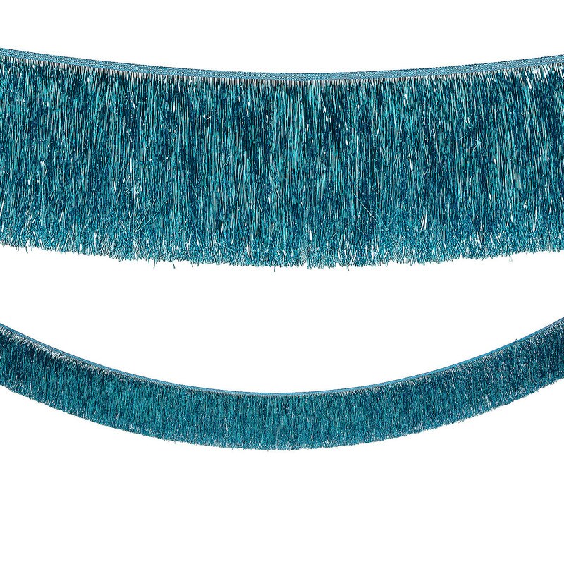 9 Ft. Ready-to-Hang Metallic Tinsel Fringe Garland