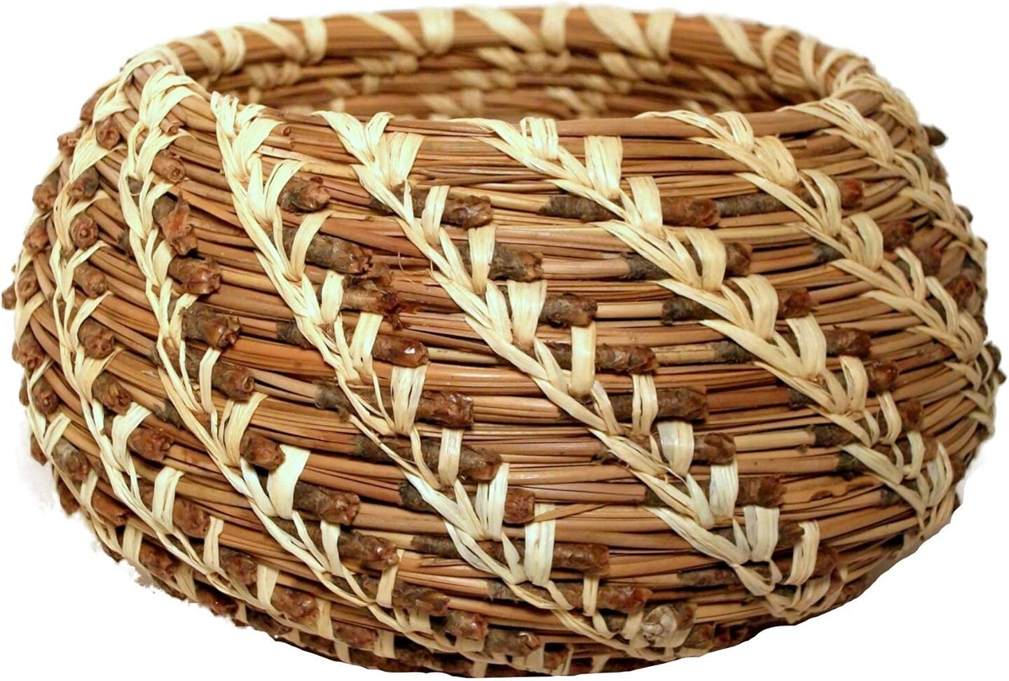 Coiled Basket Weaving Kit (Pine Needle) - Weave Kit for Kids and Adults Complete with Basket Weaving Supplies and Instructional Booklets