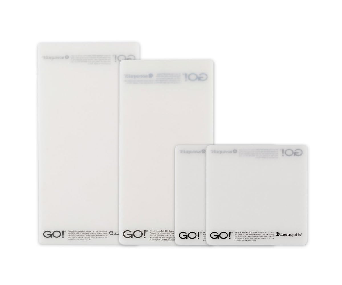 AccuQuilt GO! Small Cutting Mats Starter Pack 5 x 10, 6 x 6, 6 x 12 Mats