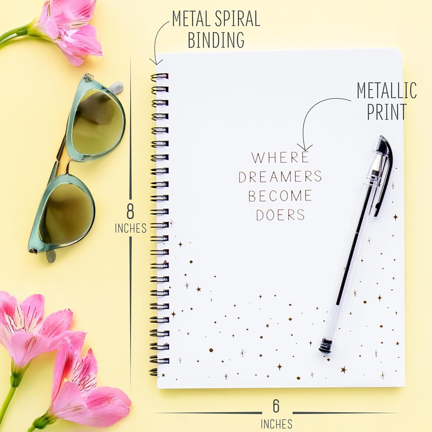 D.I.Y. Dreamers Become Doers Journaling Set, Stationery Set, Bullet Journal Kit, Journaling Kit, Journals for Teen Girls, DIY Journal Set for Girls Ages - 8+