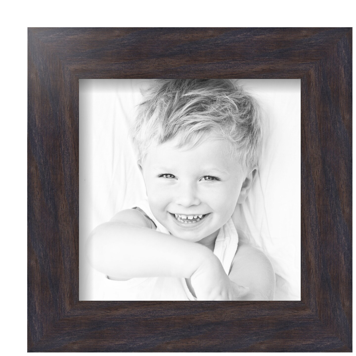 ArtToFrames 8x8 Inch Picture Frame, This 1.75 Inch Custom Wood Poster Frame is Available in Multiple Colors, Great for Your Art or Photos - Comes with Regular Glass and Corrugated Backing (A27DW)