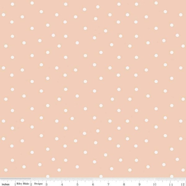 Dots in Blush (c16673-blush) | Sunflower Whispers | Lisa Audit | Riley Blake