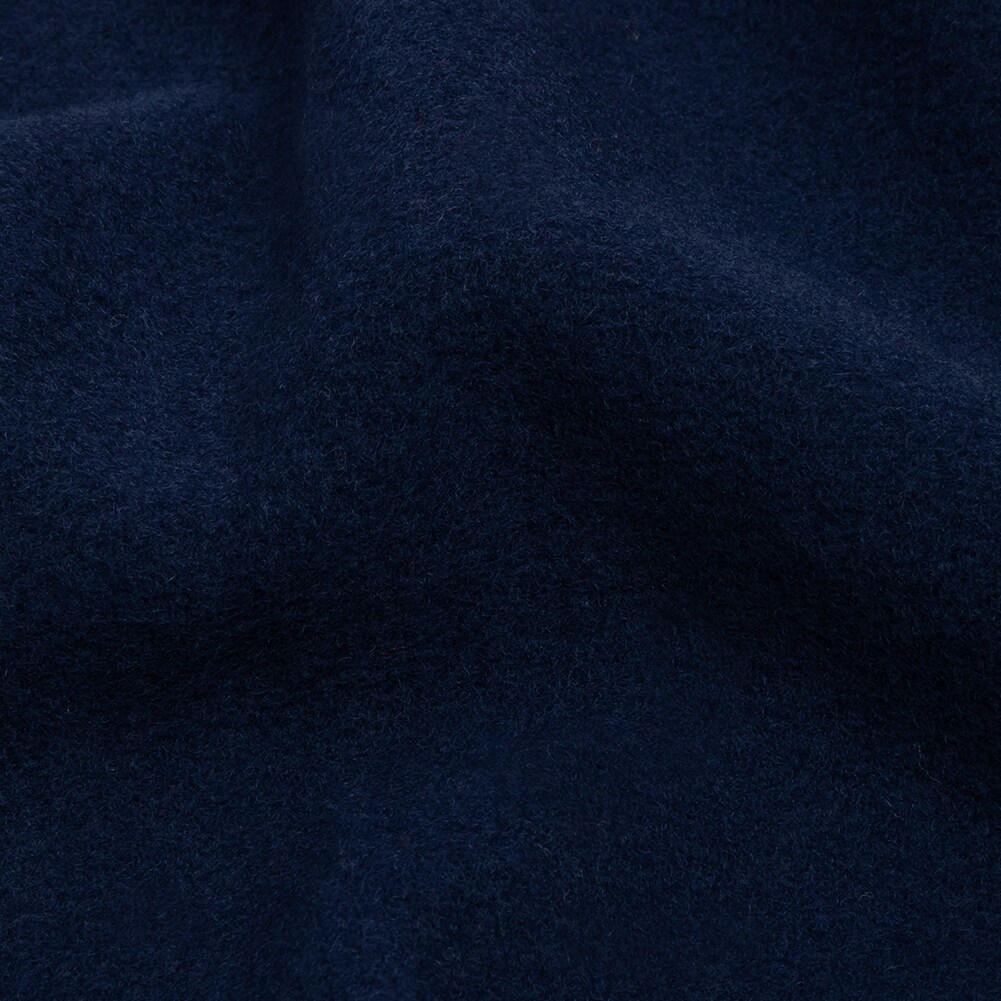 1 Yard Wool and Cashmere Coating Made in Italy - Navy - Alberini Collection 60’’ Width