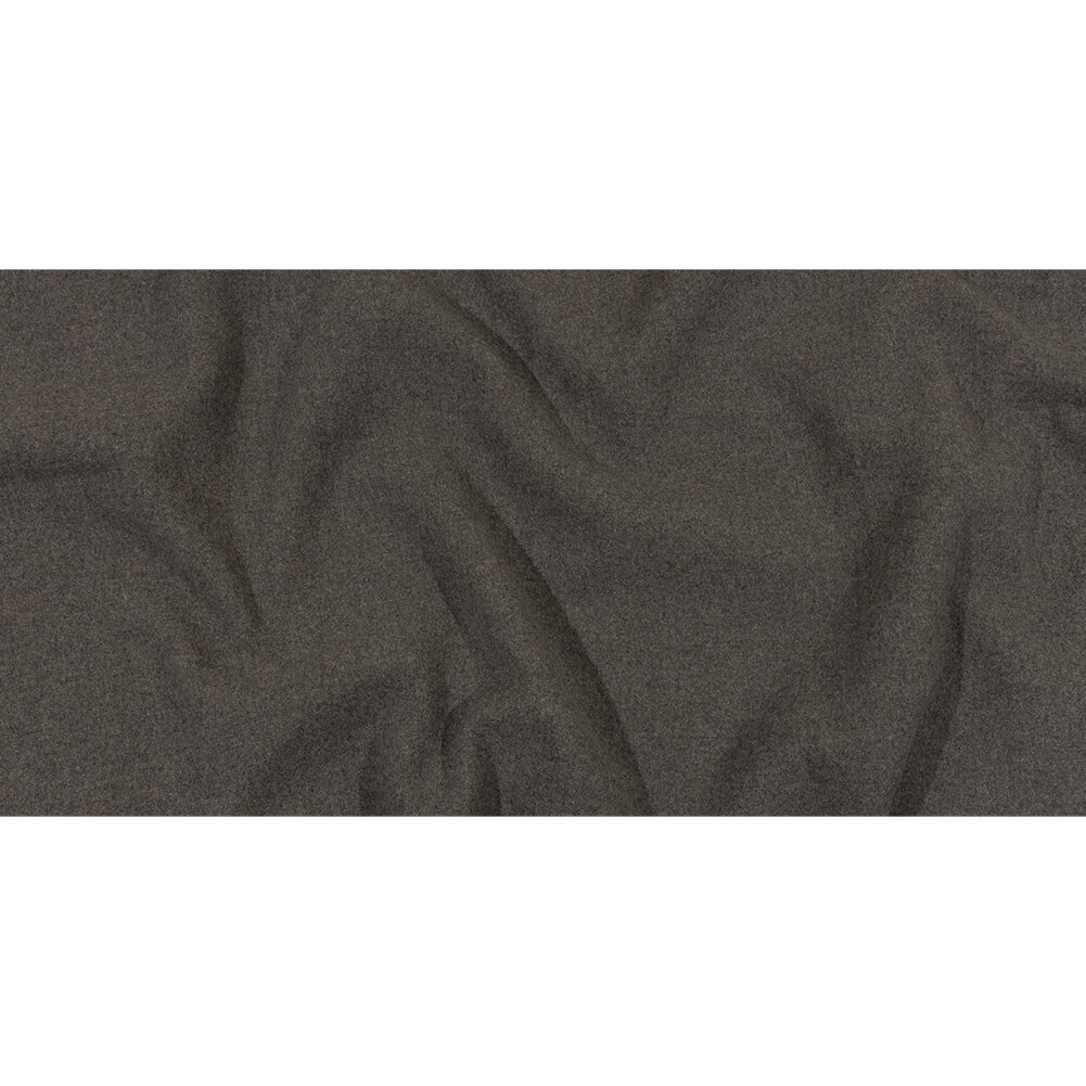 1 Yard Balenciaga Italian Heathered Gray Felted Virgin Wool Double Cloth Coating 54’’ Width