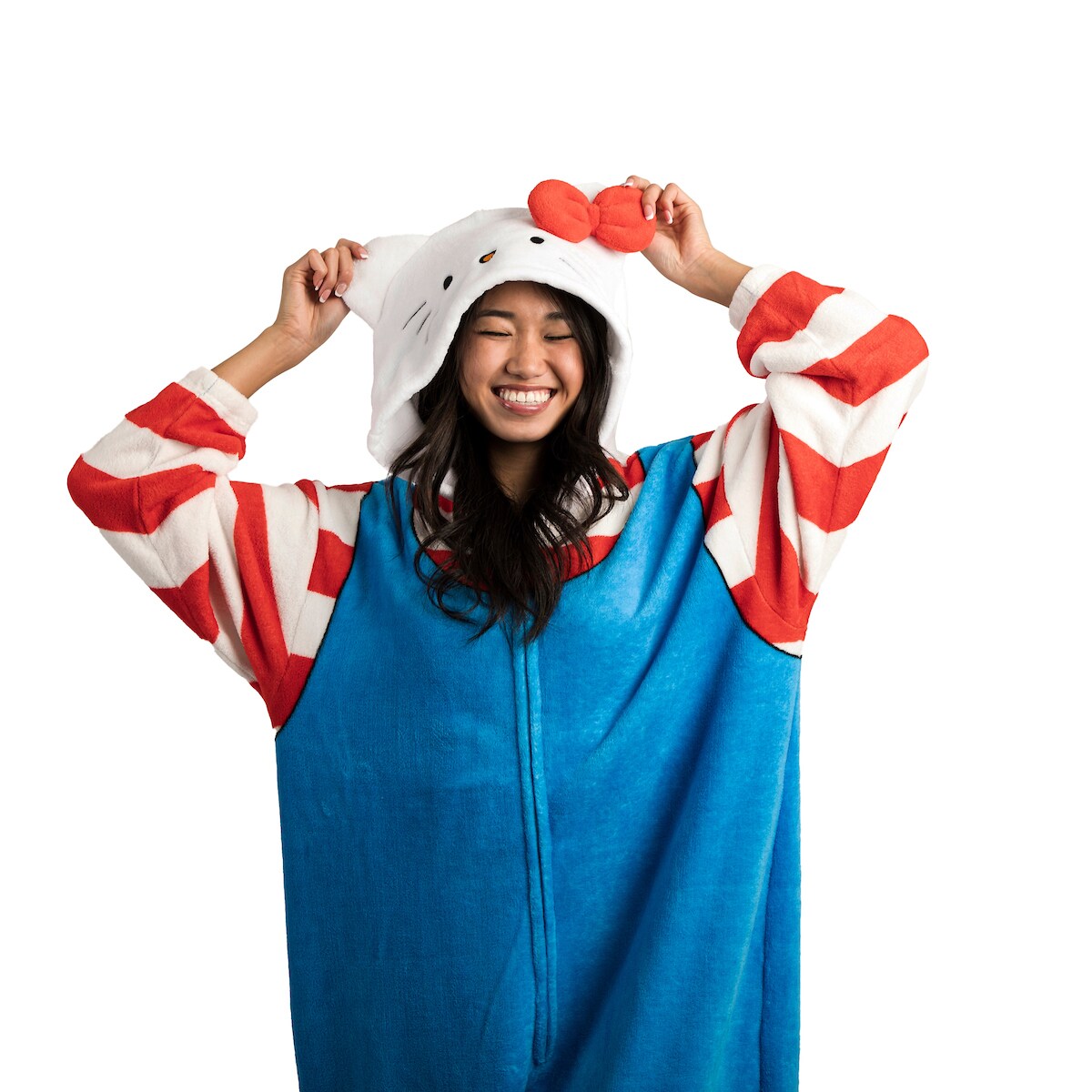 Hello Kitty & Friends Hooded Hello Kitty Kigurumi Cosplay Union Suit