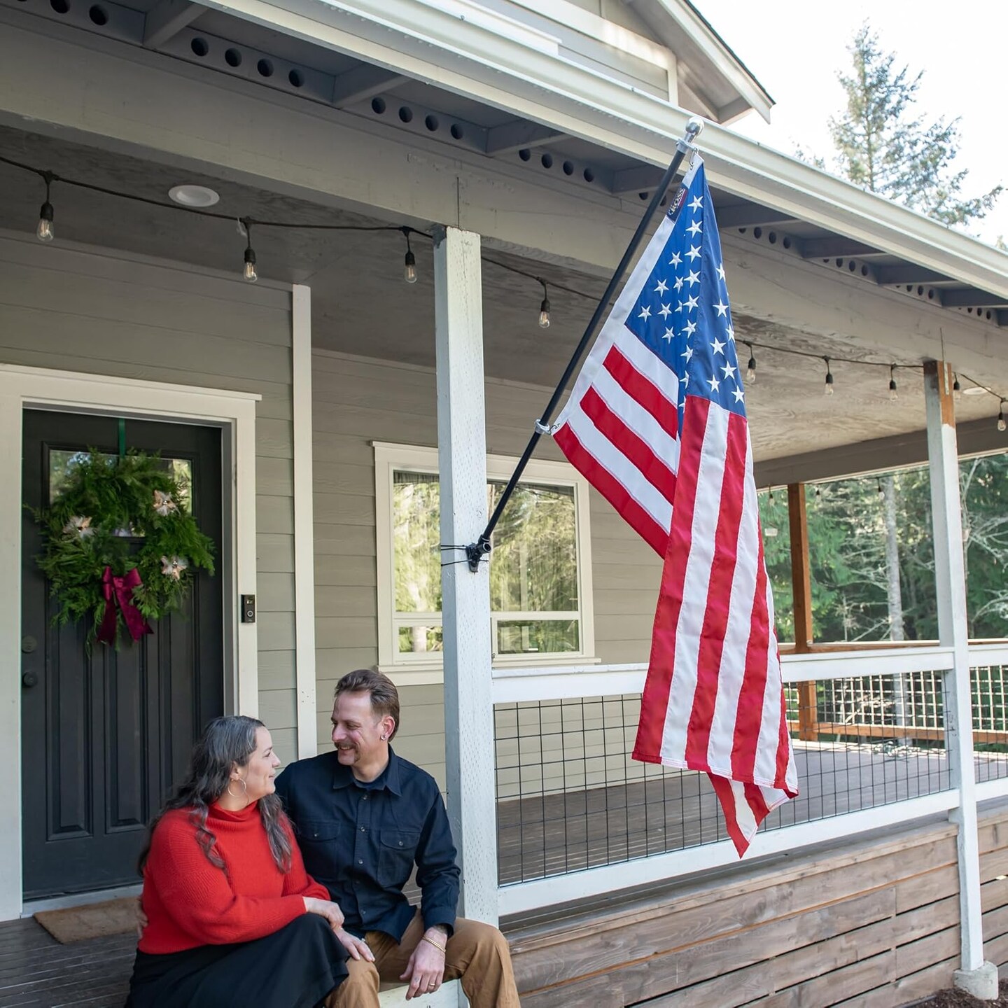 4&#x2019; x 6&#x2019; Elizabeth Ross American Flag with Embroidered Stars