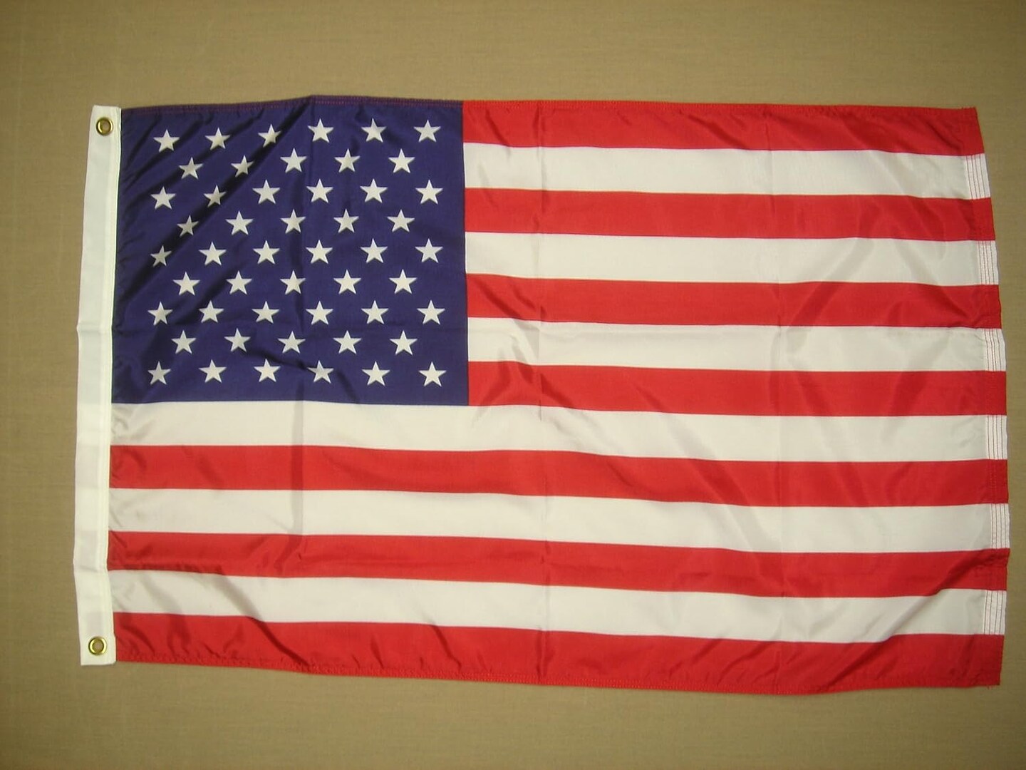 Nylon American Flag, 16 x 24 Inch (Model 2500) 100% MADE in USA