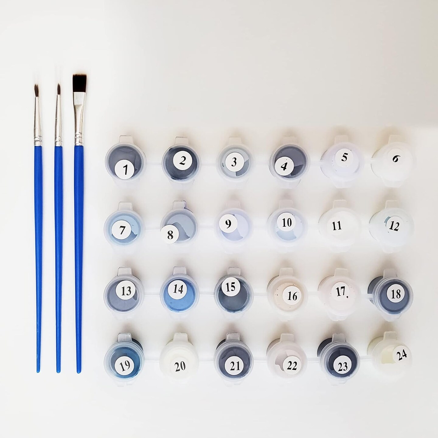 Paint by Numbers Kit for Adults on Canvas with Paintbrushes Color Acrylic DIY Drawing Premium Quality Colorwork Paintwork