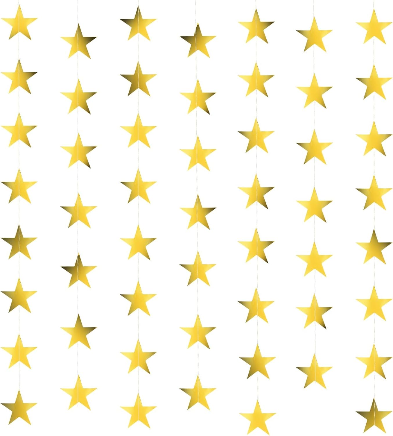Glitter Star Garland Banner Party Decoration