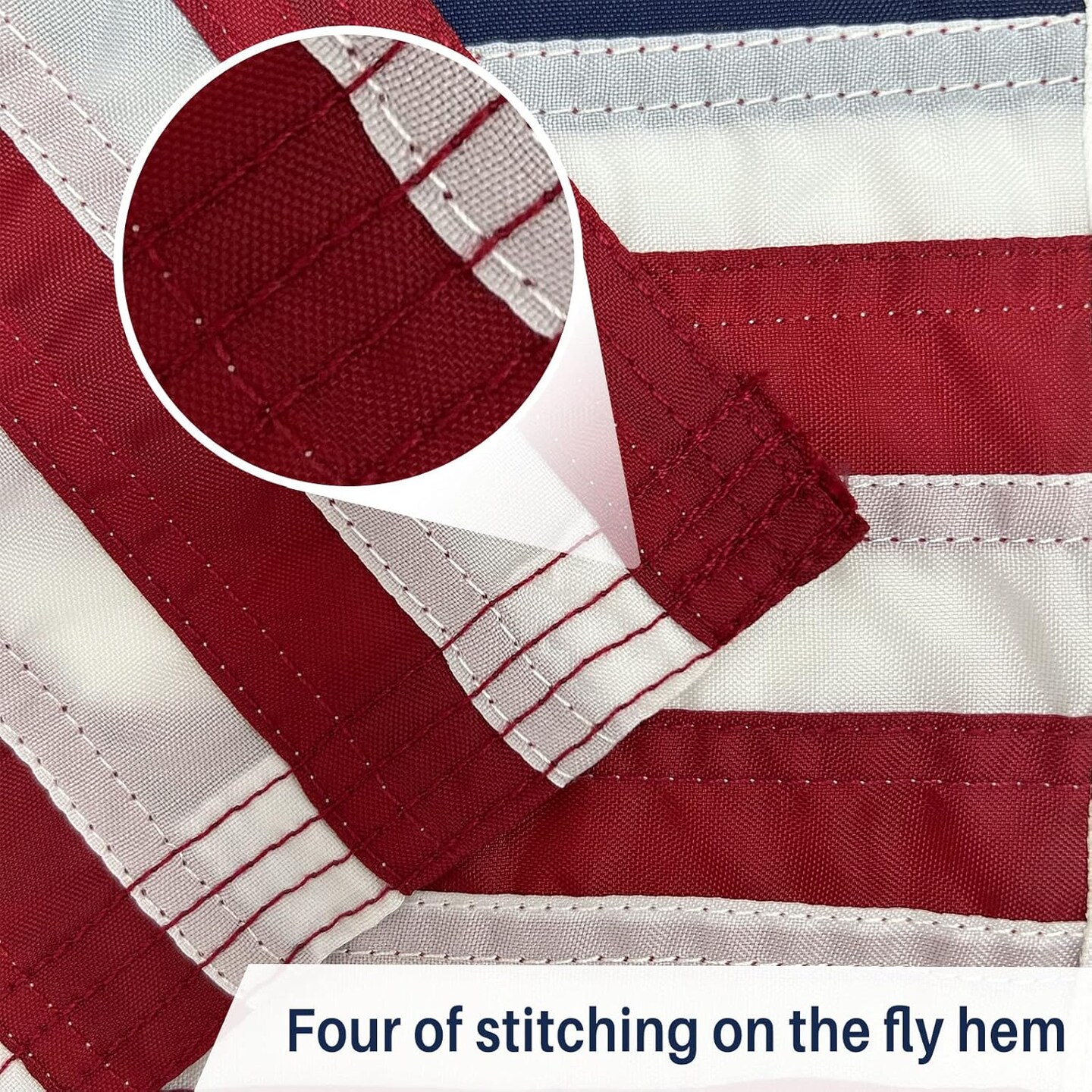 American Yacht Ensign Flag 16x24 inch Embroidered US Yacht Ensign Nautical Boat Flags with 2 Brass Grommets Yacht Marine Boat