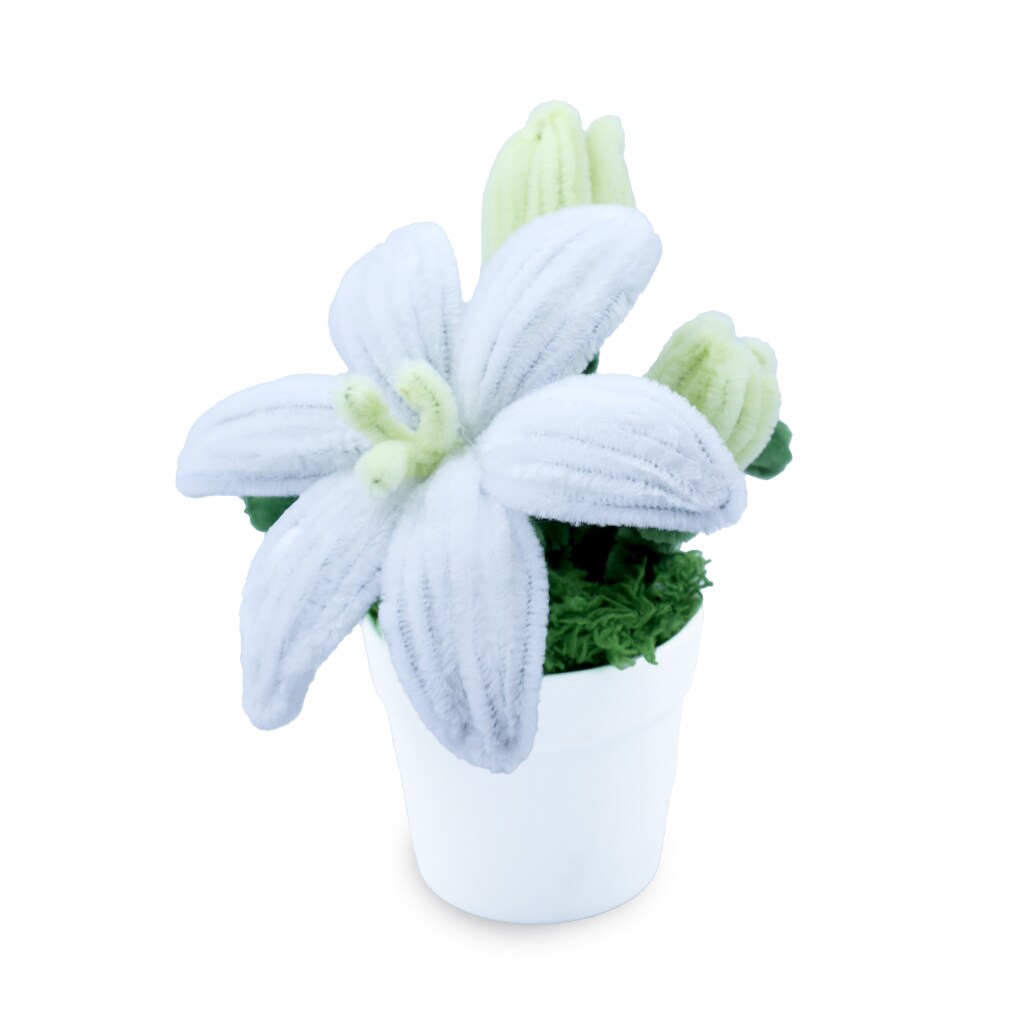 Angels Craft Twist Art Florals DIY Chenille Flower Kit – Pipe Cleaner Craft Kit for Teens & Adults | Flowers, Plants & Decorative Styles | Multiple Designs | Ages 14+