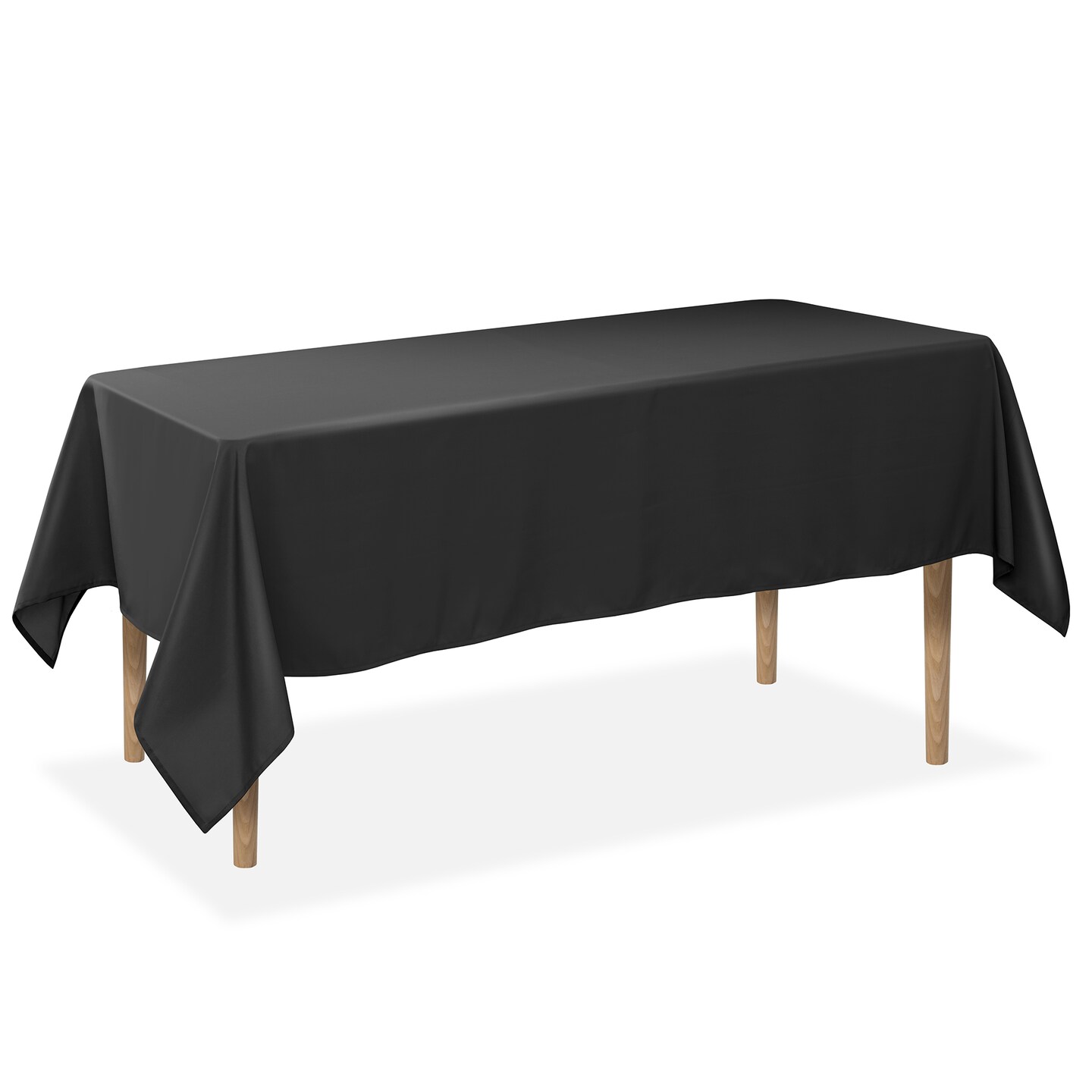 Lann's Linens 20 Pack Rectangular Tablecloths, Washable Polyester Fabric Table Cloth for Dining Tables, Parties, Restaurants, Weddings