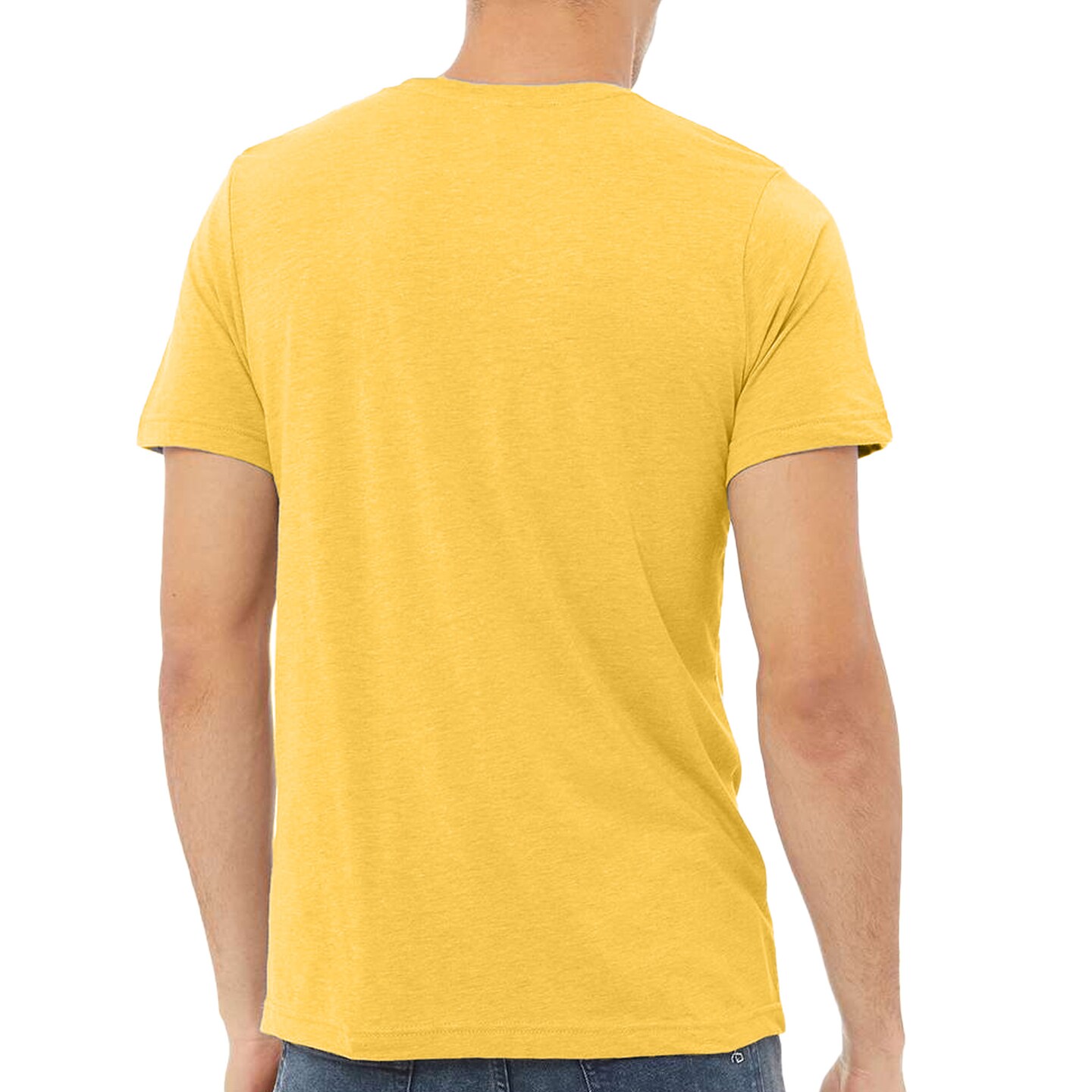 BELLA + CANVAS Adult's Triblend Tee, Crewneck Crafts & Printing Value Shirt