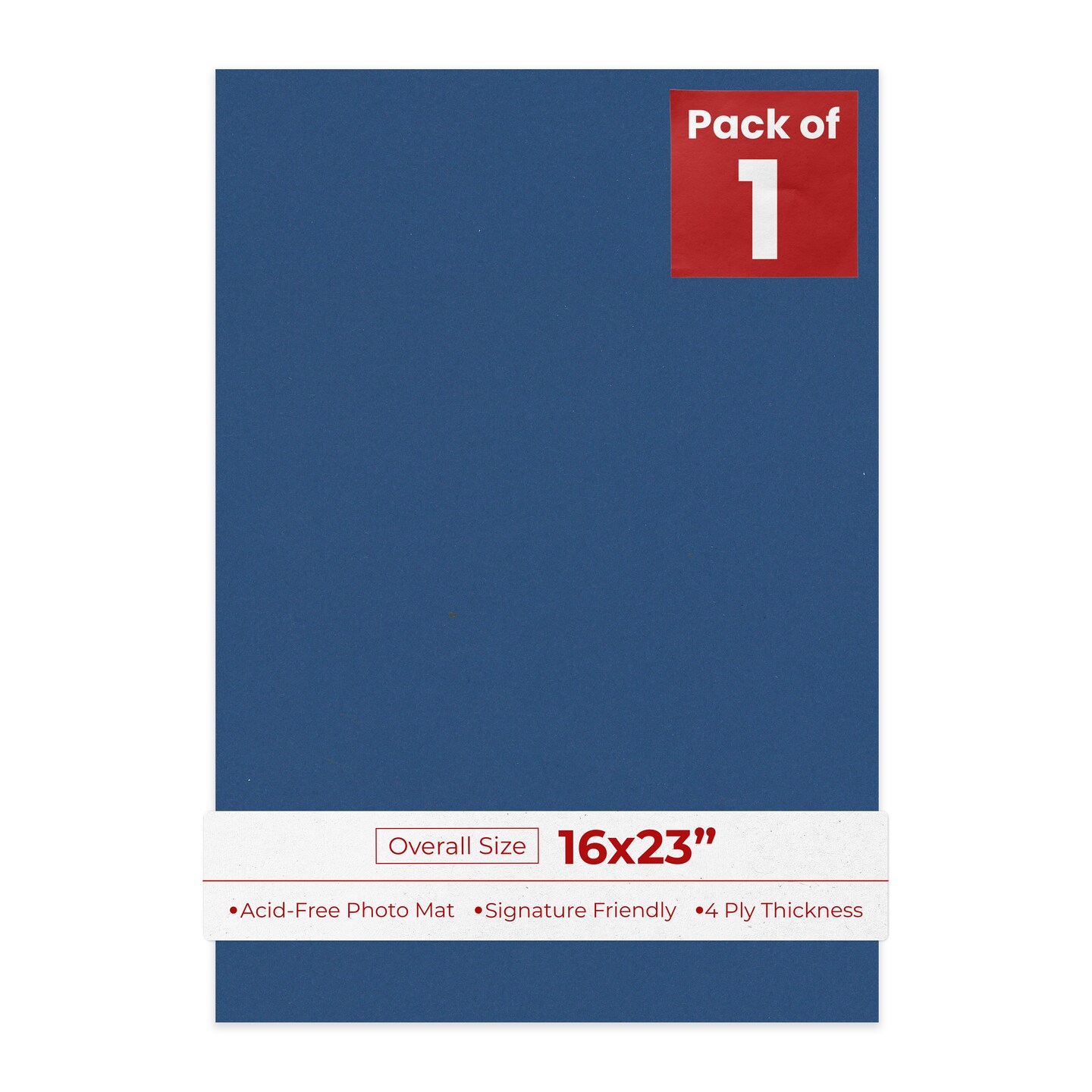 Bottle Blue 16x23 Uncut Mat Board - Blank Sheets, No Opening, Color ...