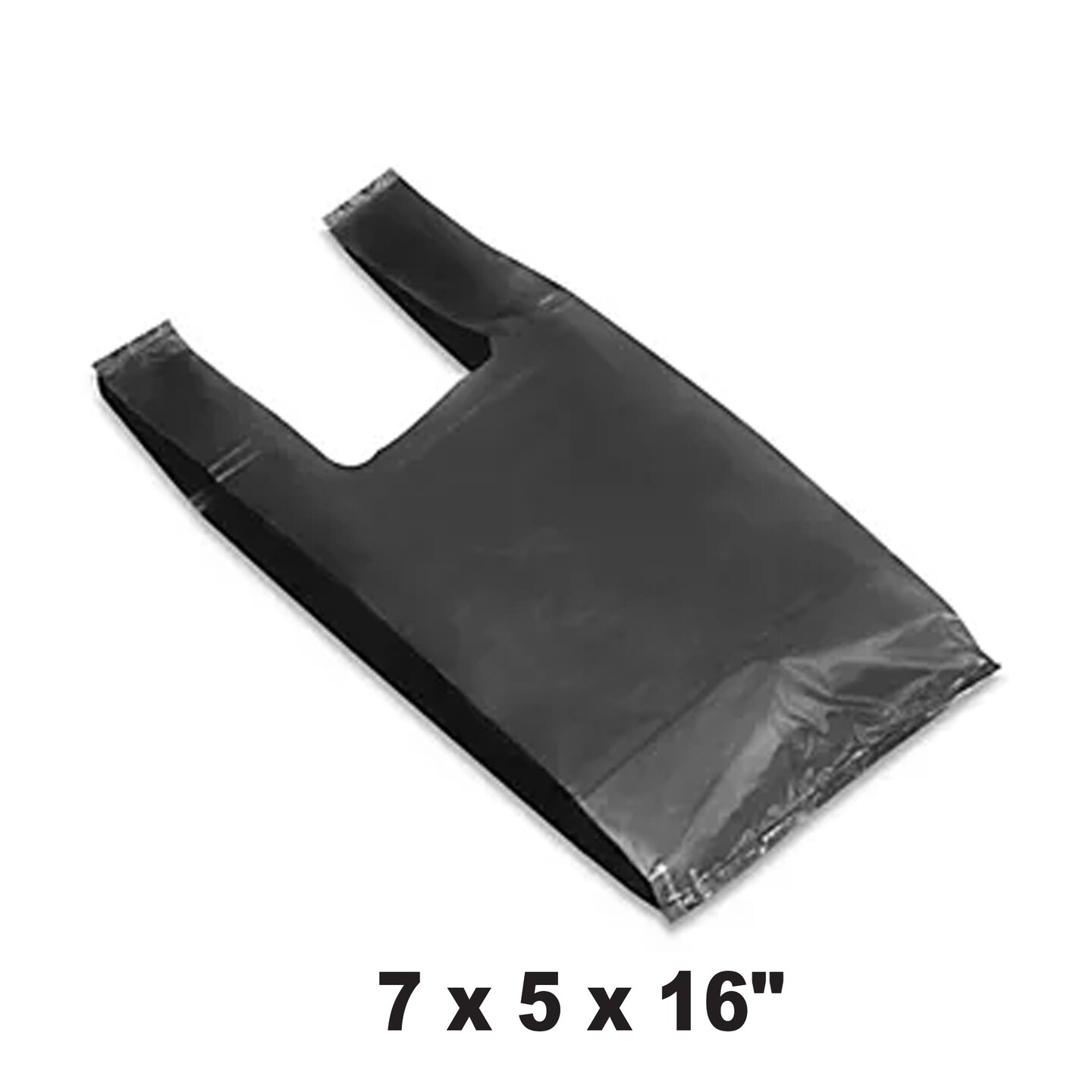 Durable T-Shirt Bags 7x5x16 Inches for Retail Use