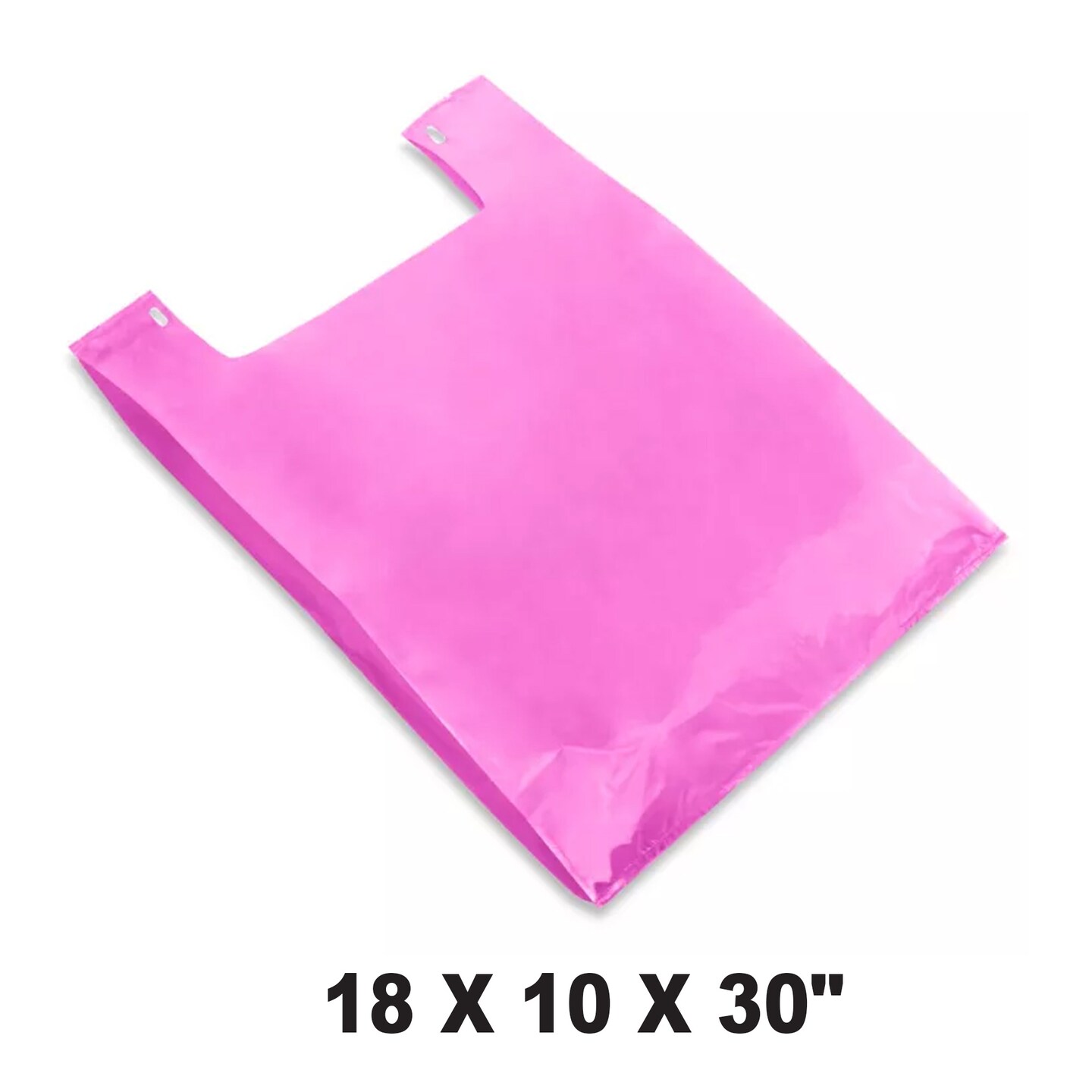 Extra Large T-Shirt Bags 18 x 10 x 30 Inch For Heavy Loads