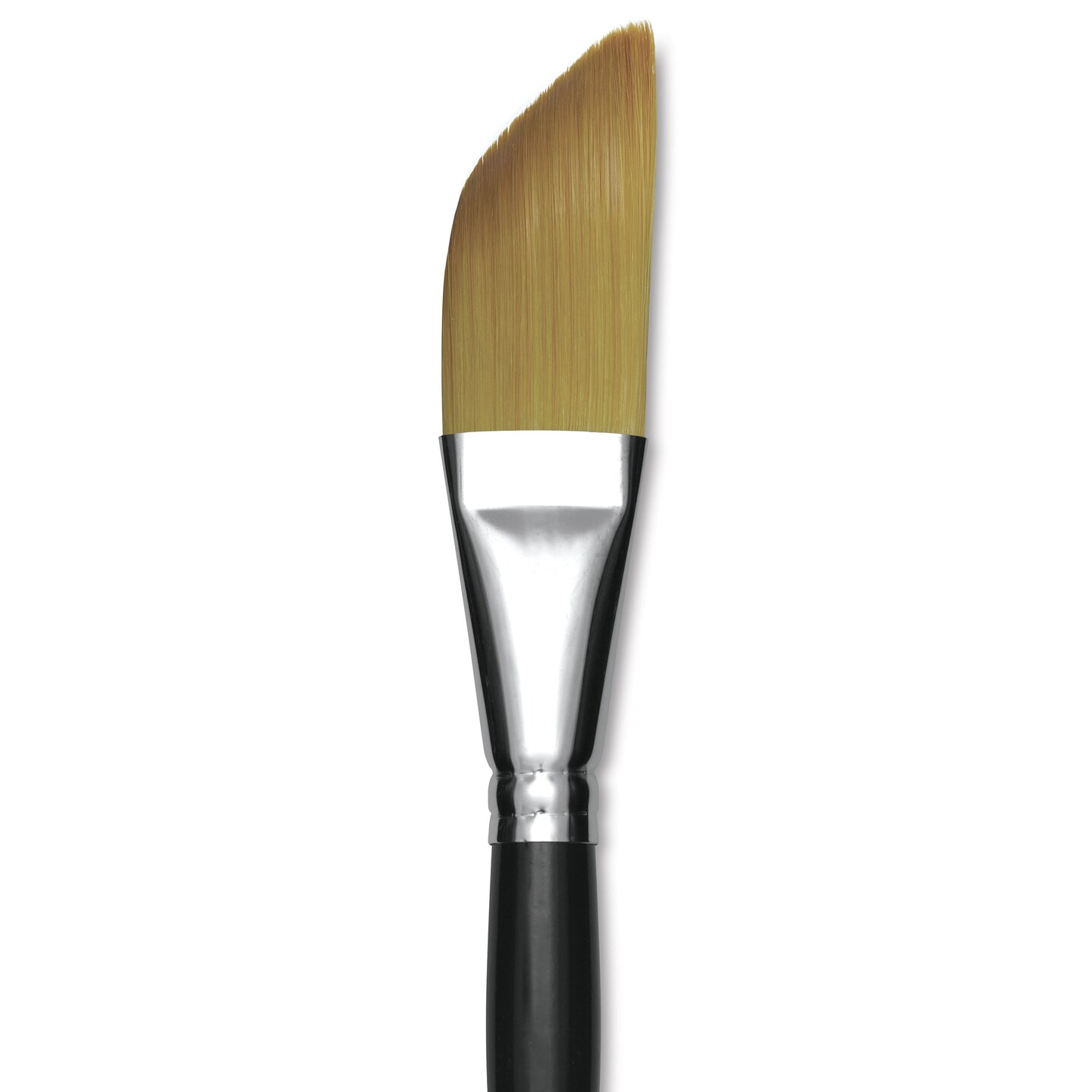 Trekell Synthetic Gold Taklon Brush - Dagger, Short Handle, Size 1&#x22;