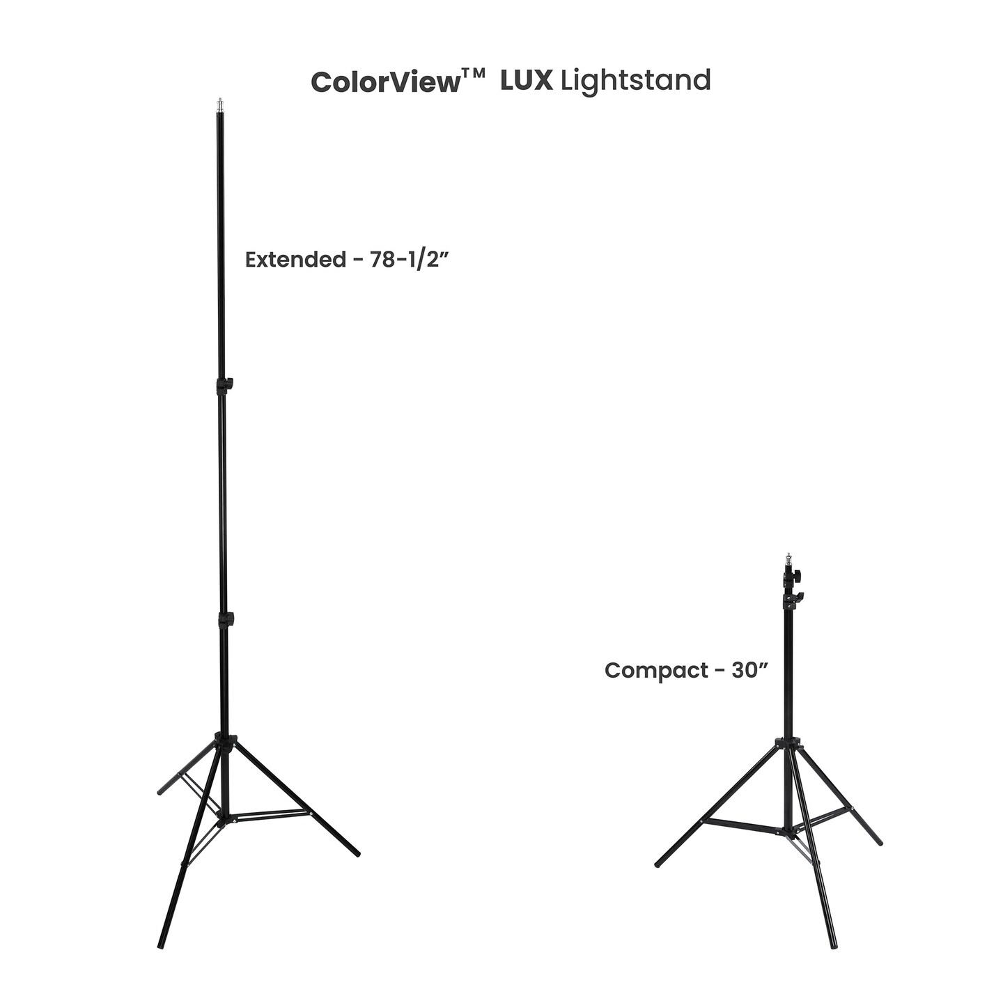 Acurit Colorview Lux Artist Studio Light - Adjustable Photography Lighting Kit 3 Color Temps, 4 Metal Barn Doors, 4160 Lumens LED - Remote Control, AC Power Supply, 6&#x27;6&#x22; Light Stand Included