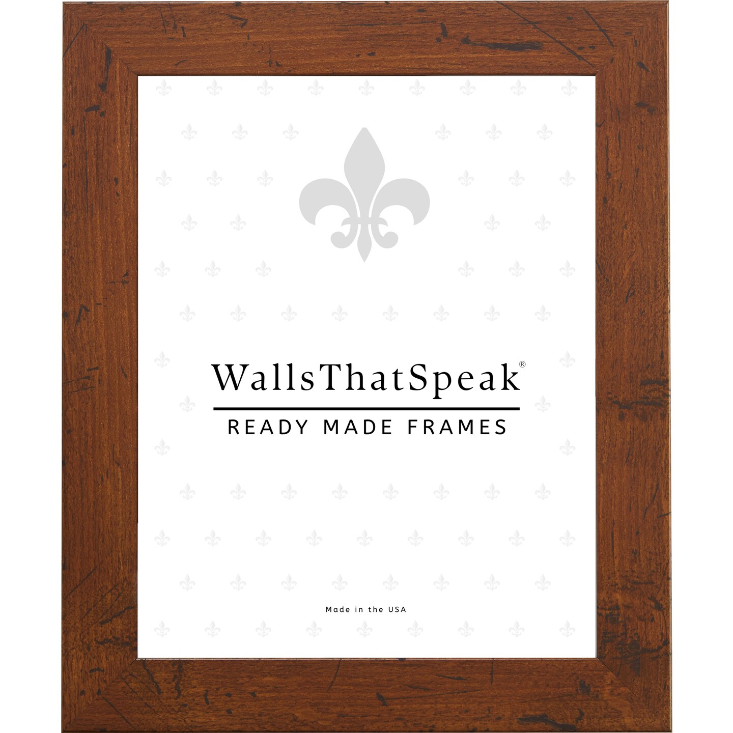 24x36 Picture Frame Bauhaus 125, 1.25&#x22; MDF Wood Composite Moulding, Faux Woodgrain Wall Display Frame for Art, Posters, or Photos by wallsthatspeak