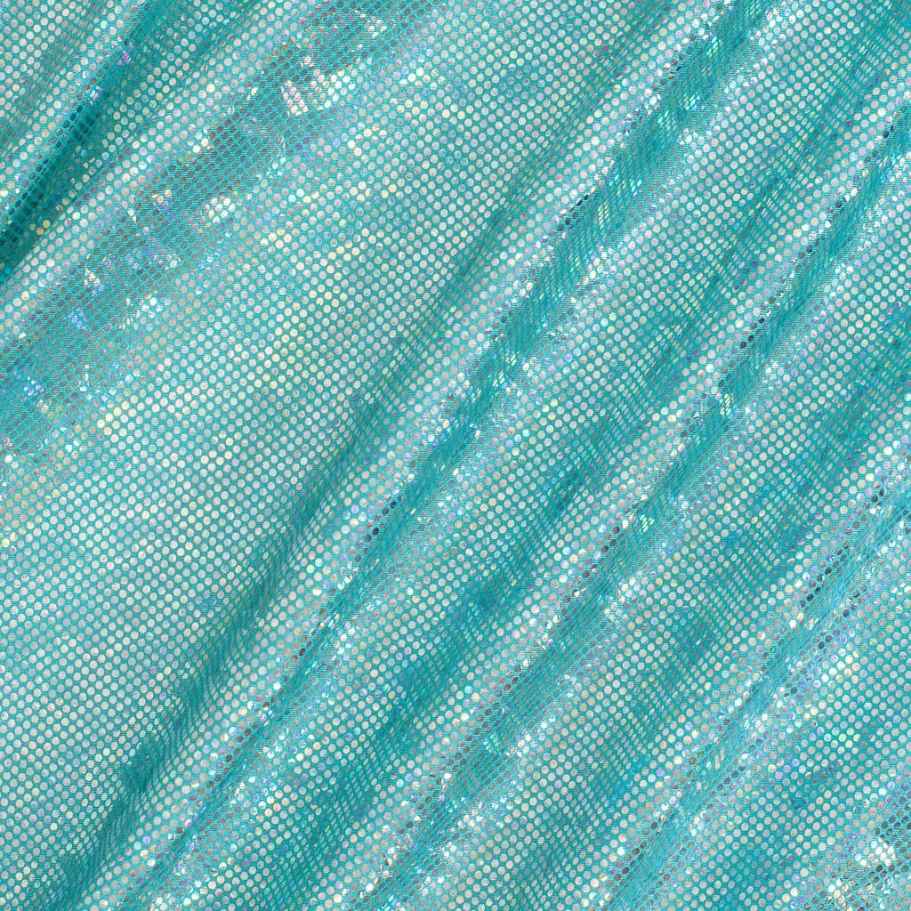 1 Yard Shatter Glass Hologram Stretch Nylon Spandex Fabric 4 Way 60&#x22; Width