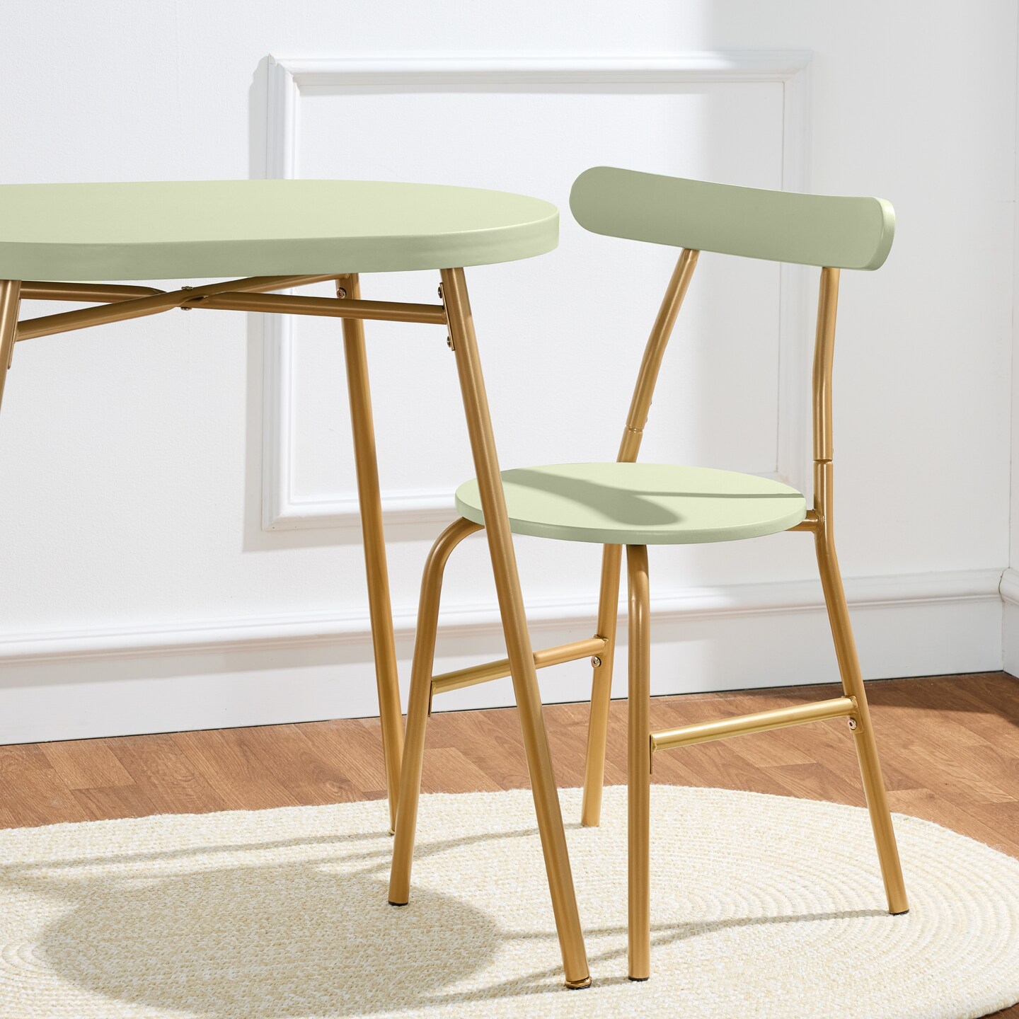 Best Choice Products 3-Piece Oval Dining Table Set, Modern Small Kitchen Dinette w/ 2 Chairs