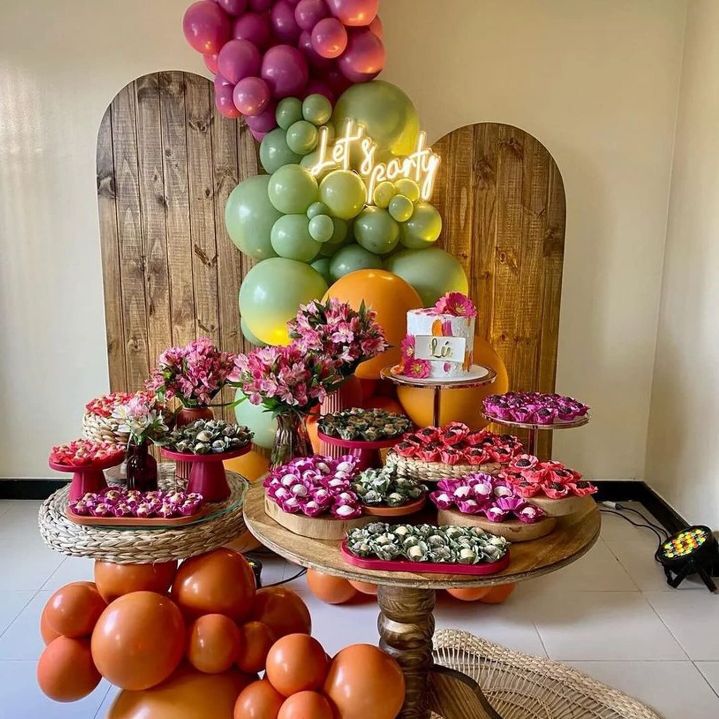 Burnt Orange Balloons Happy Birthday Decoration 53pcs 5inch/12inch/18inch Assorted Sizes Tropical Jungle Safari Balloons Thanksgiving Party Decor