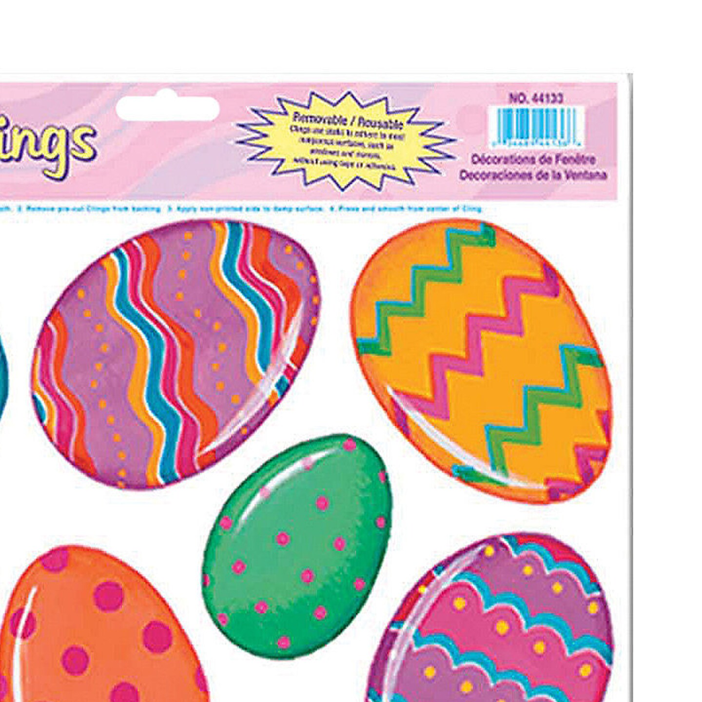 Bright Egg Window Clings