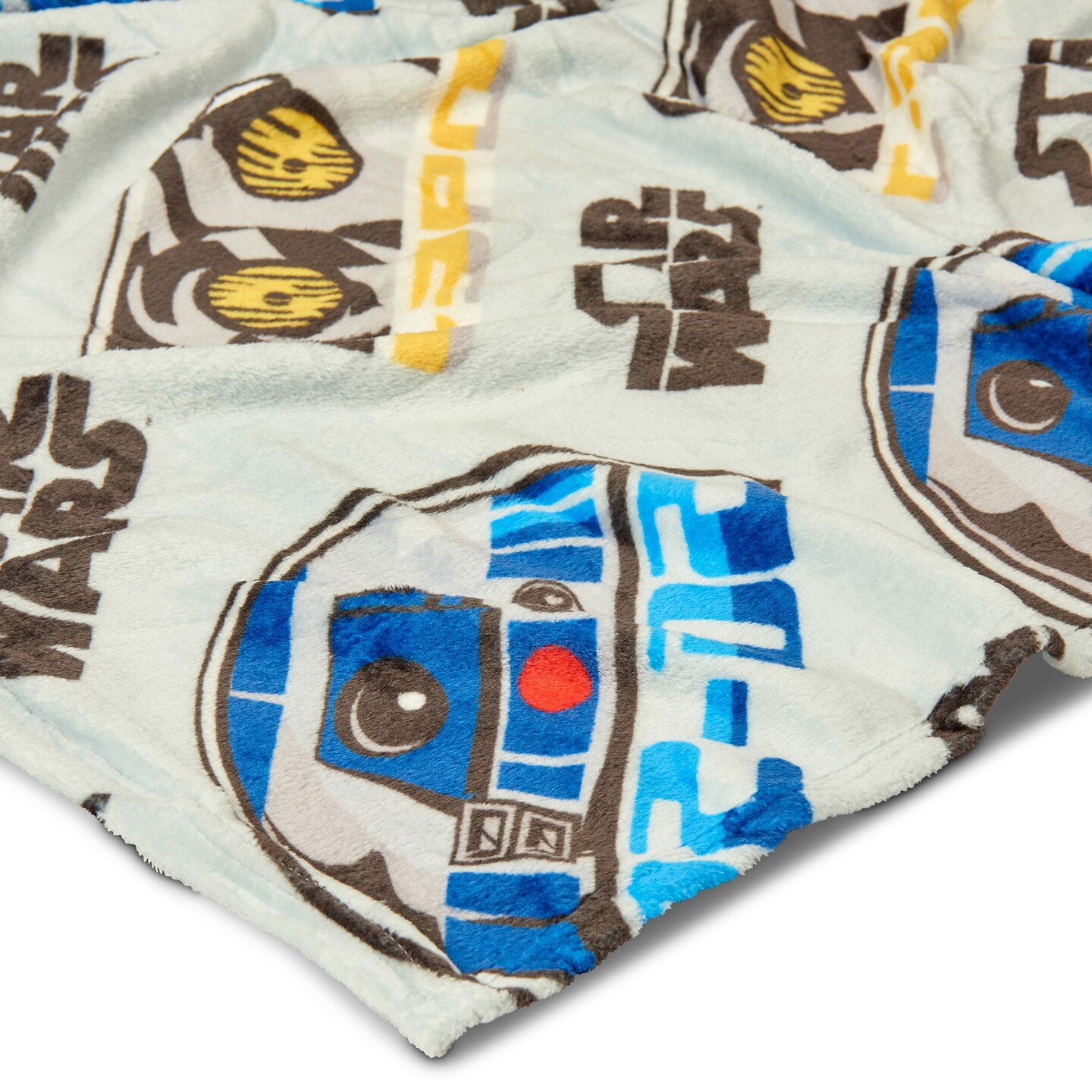 Disney Star Wars Droid Silk Touch Throw Blanket 50X60 inches and Hugger Set 11, 11 inches