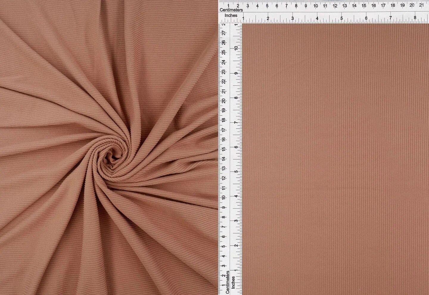 1 Yard 2x1 Yummy Rib Solid Stretch Knit Fabric, Soft Flexible Texture 58/60" Wide