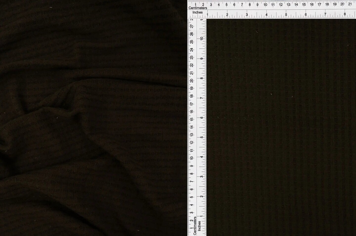 1 Yard Brushed Waffle Knit Solid Fabric 58/60" Wide