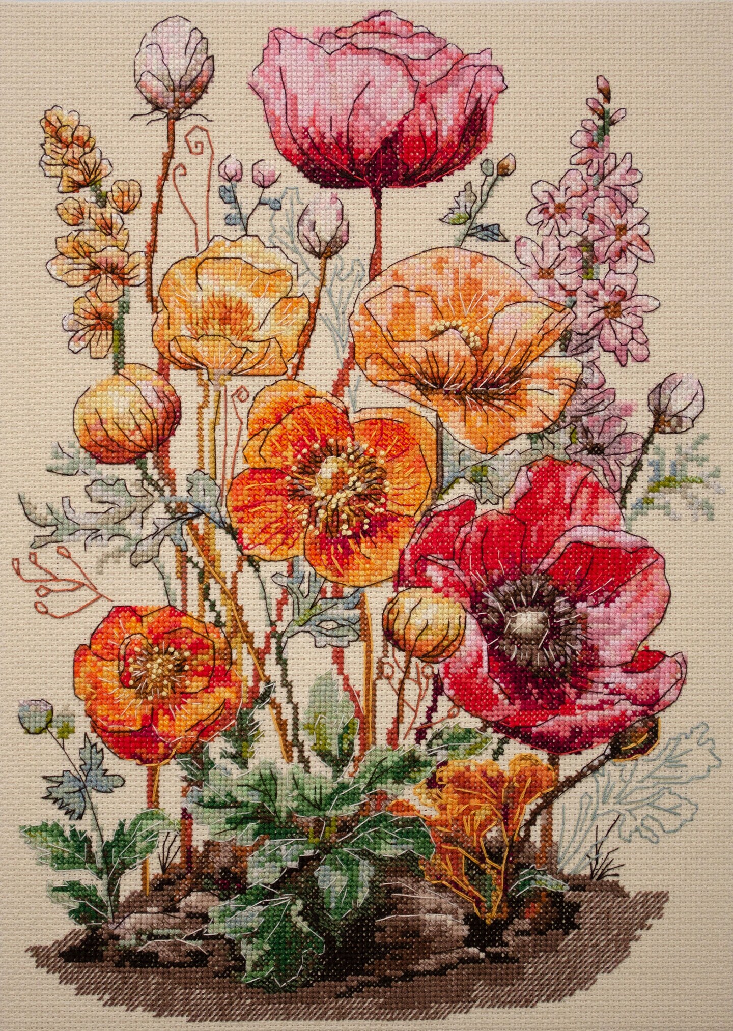 Cross-stitch kit - Meadow&#x60;s Whisper AH-270