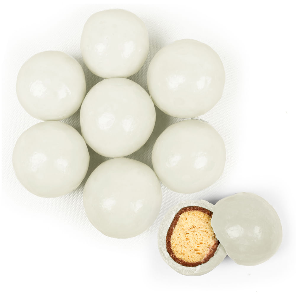 Premium Gourmet White Candy Milk Chocolate Malted Milk Balls