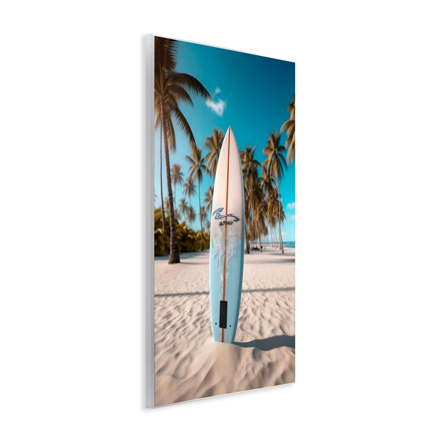Stupell Industries Standing Surfboard Coastal Blur Wall Plaque Art, design by LSR Design Studio