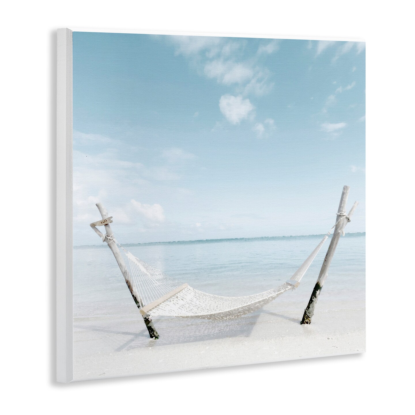 Stupell Industries Rustic Hammock Beach Coast Wall Plaque Art, design by Noah Bay