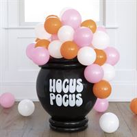 Groovy Halloween &#x22;Hocus Pocus&#x22; Witch Cauldron Standing Latex Balloon Kit