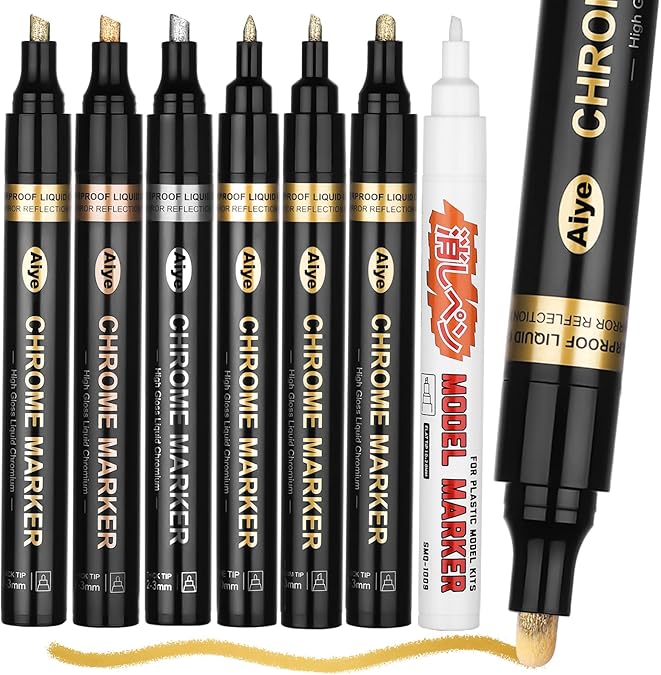 Chrome Marker Paint Pens For Models Liquid Chrome Marker Paint