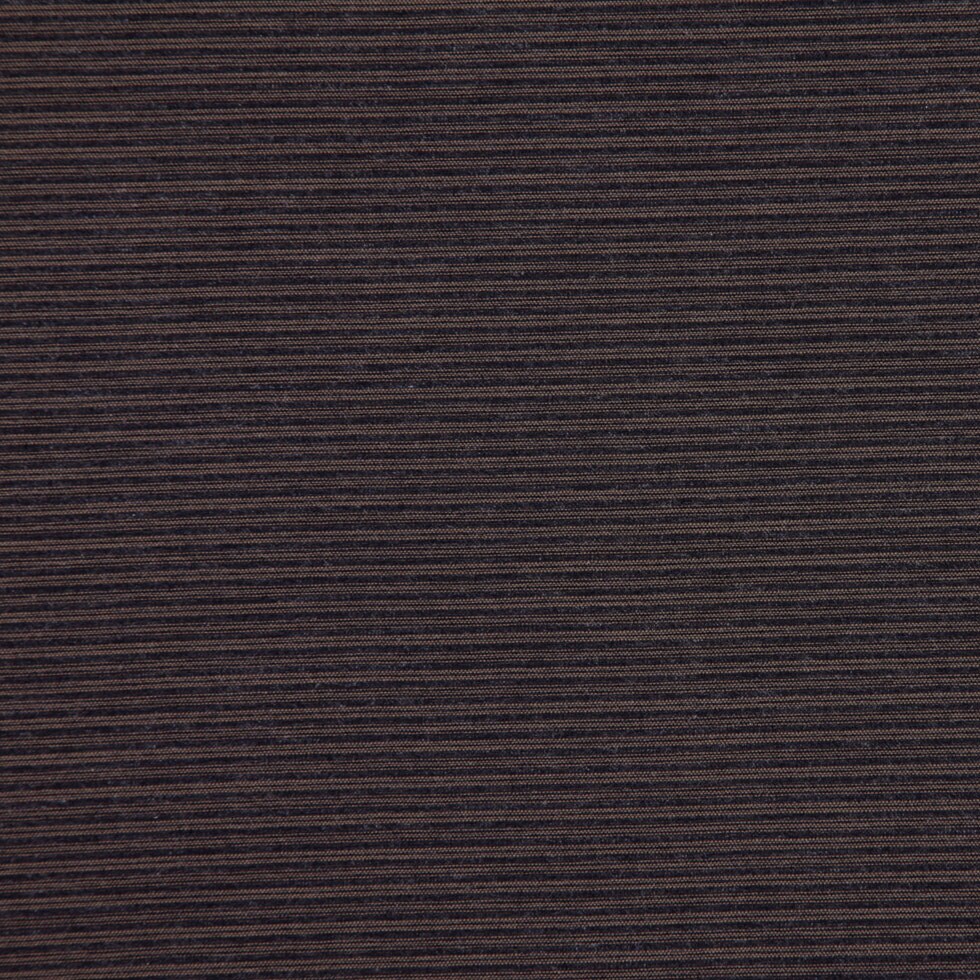 1 Yard Chocolate and Black Striped Stretch Wool Blend Suiting Fabric 62 inch Width